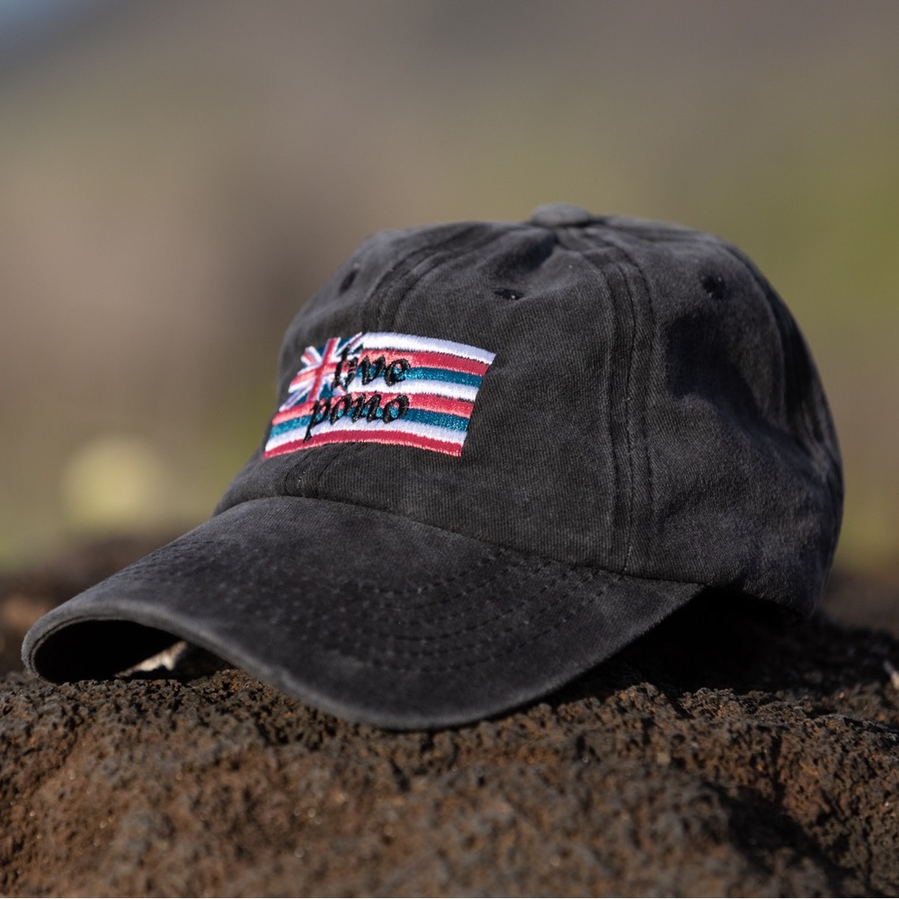 Grey keiki kapz dad hat